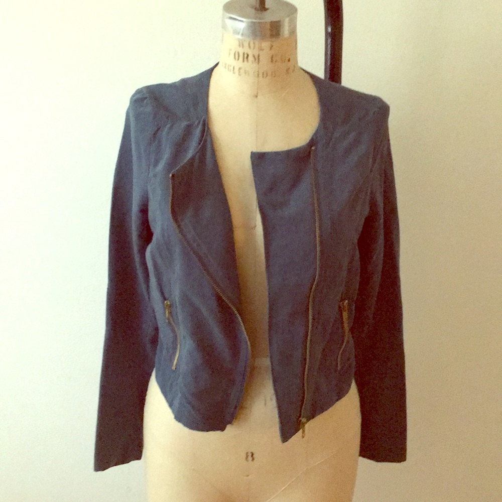 Soft moto jacket